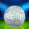 Custom Name Personalized Crayon Shin Print Size 5 Soccer Ball Training & Match Football, for Team, Kicking, Gift for Football