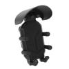Motorcycle Phone Mount with Vibration Dampener and Safety Lock Adjustable Handlebar Phone Bracket Fo
