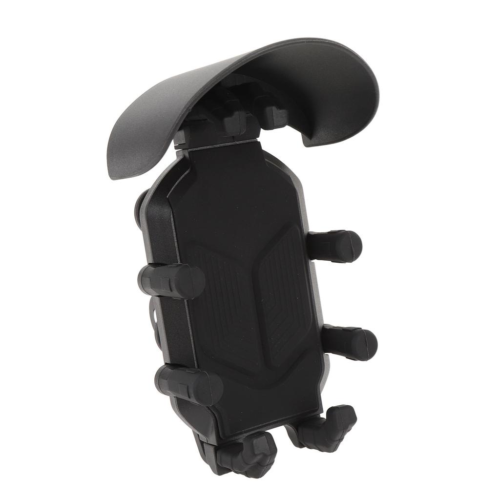 Motorcycle Phone Mount with Vibration Dampener and Safety Lock Adjustable Handlebar Phone Bracket Fo