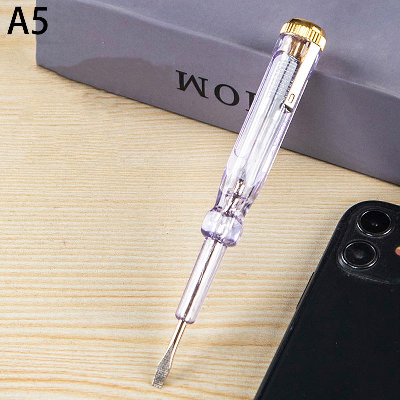 AC/DC 100-500V Voltage Detector Tester Screwdriver Pen Non-contact Test Pencil Voltmeter Power Detector Electrical Indicator