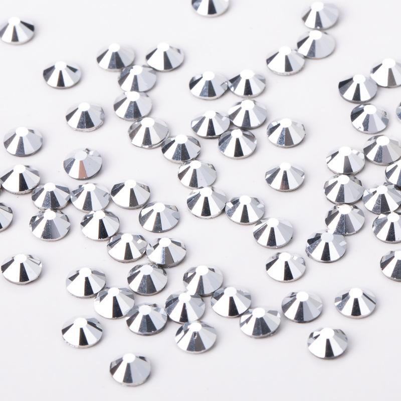 Yantuo Factory Bulk Package Non-Hotfix AB Crystal Stone Glass Flatback Rhinestones Ss4 Ss6 Ss8 Ss10 Ss12 Ss16 Ss20