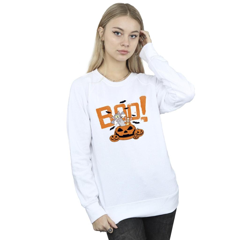 Tom & Jerry Womens/Ladies Halloween Boo! Sweatshirt