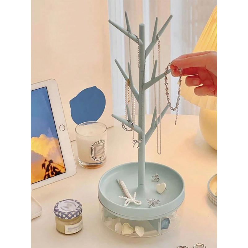 1pc Jewelry Storage Display Stand For Necklaces, Bracelets, Earrings And Rings Back To School