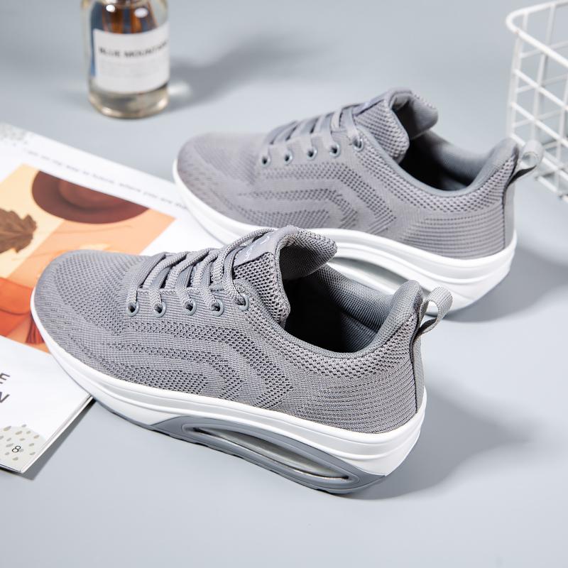 HOHO FAIR Dámské boty Dámské letní prodyšné ležérní vulkanizované boty Femme s tlustou podrážkou Gymnastická obuv