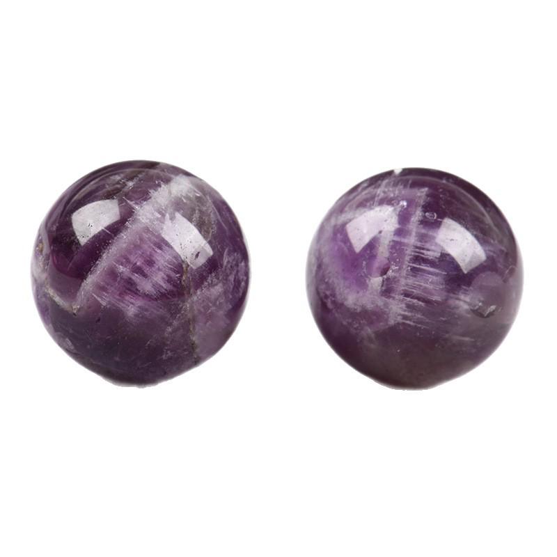 Dreamy Amethyst Round Beads: Purple Crystal Beads for DIY Necklaces & Bracelets