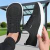 Fashionable Men'S Wide Footed Shoes Breathable Barefoot  Flat Shoes Comfort Non Slip Light Gray Mesh Walking Shoes  Sell