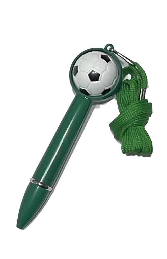 Ballpoint Pen Stationery Writing Instruments Interesting Soccer Green Soccer Ball 304 Green Set of 10 [AZULTE]