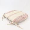 Kawashima Selkon Dining Seat Cushion Courtligne Pink 45 x 43cm LN1105 Made in Japan Washable Striped Classic Modern