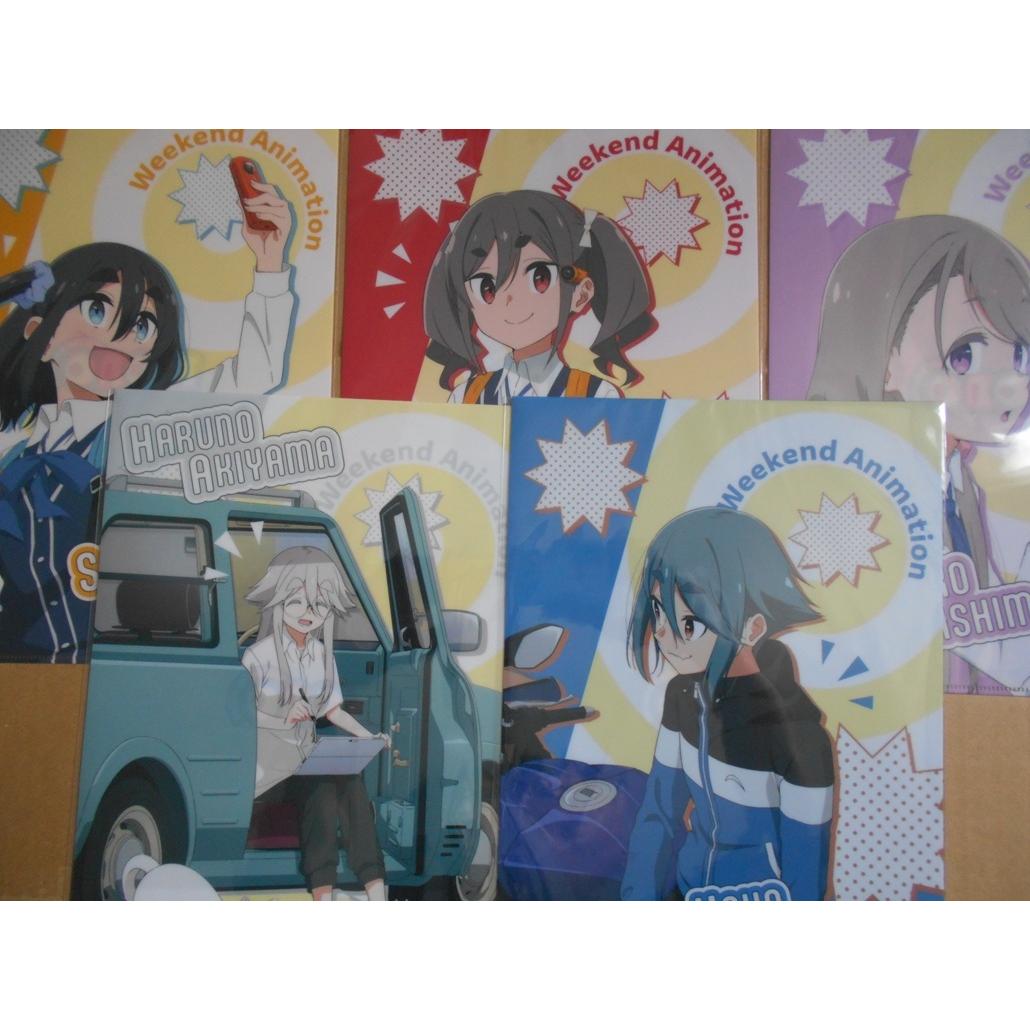 Used Aniplex AJ2025 TV anime mono character visual A4 clear file set of 5 types