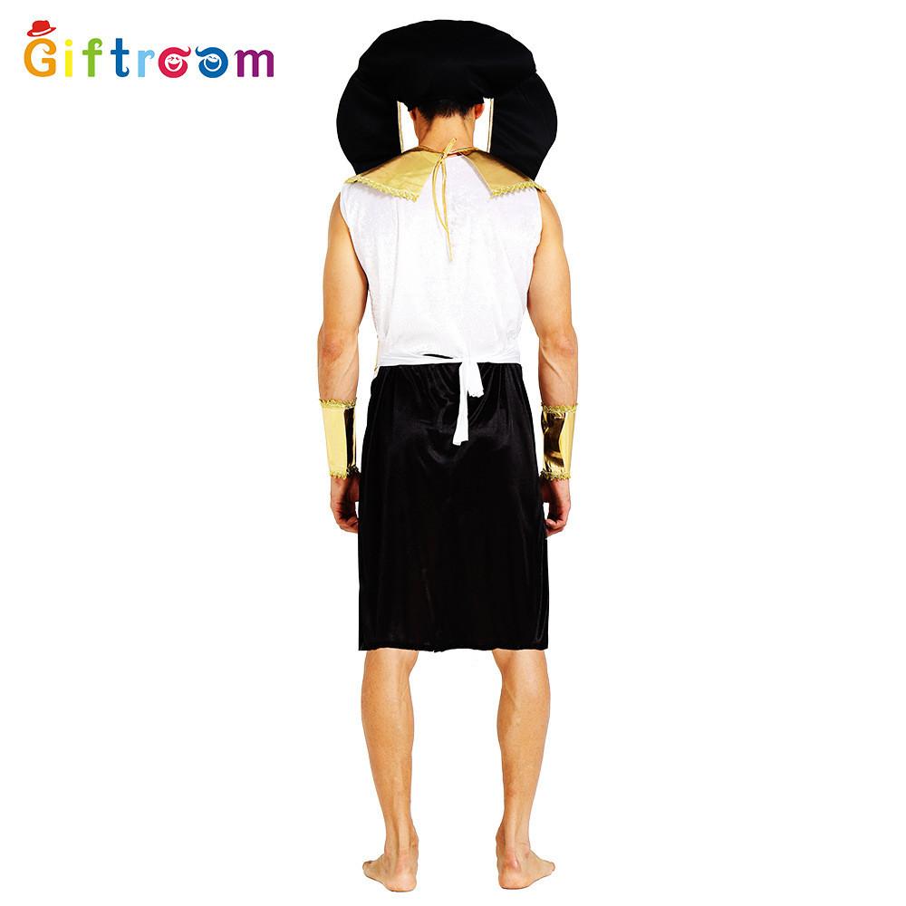 Luxurious Egyptian Pharaoh And Queen Costume Made Of Polyester For Unisex Dress Up Events