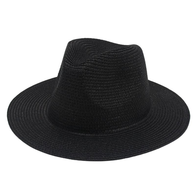 Spring And Summer New Panama Straw Hat European And American Style Jazz Hat Fedora Top Hat Panama Hat Straw Hat