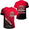 Trinidad And Tobago Flag Pattern T-Shirt Men 3D Printed Outdoor Sportswear Tee Shirts Round Neck Short Sleeves Street T Shirt