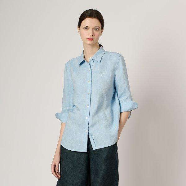 BCBG Basic Linen Shirt B4m3b403