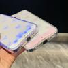 iPhone 17 Pink & White Bowknot Case with Sound-Controlled Call Flash for Apple 16