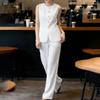 ZANZEA Women Sleeveless Vest Tops and Long Pants Summer Two Piece Suit Sets