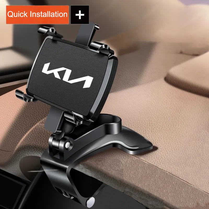 Car Mobile Phone Holder Dashboard Cellphone Stand Clip For KIA K5 K9 Sorento Ceed Sportage Carnival Stinger Forte Niro Cadenza Rtzup33