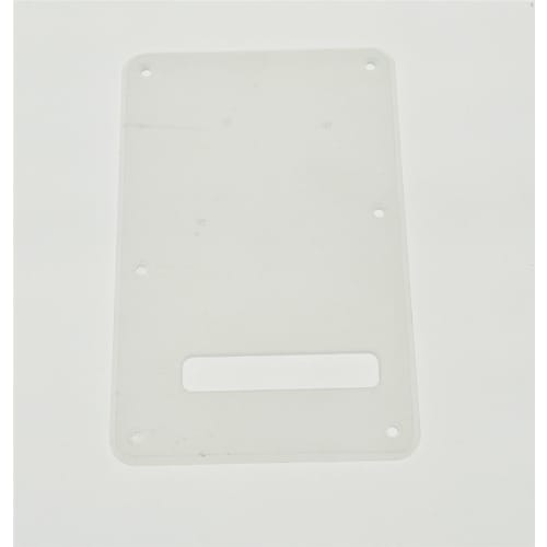 KAISH Clear ST/Strat Style Standard Guitar Back Plate with ST Tremolo Trem Cover for USA Strat/Stratocaster