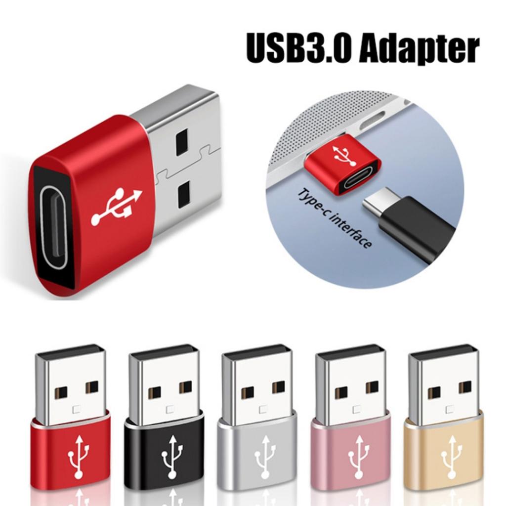 Usb 3.0 Type A Male To Usb 3.1 Type C Female Connector Converter Adapter Type-C Usb Fast Charging Data Transfer
