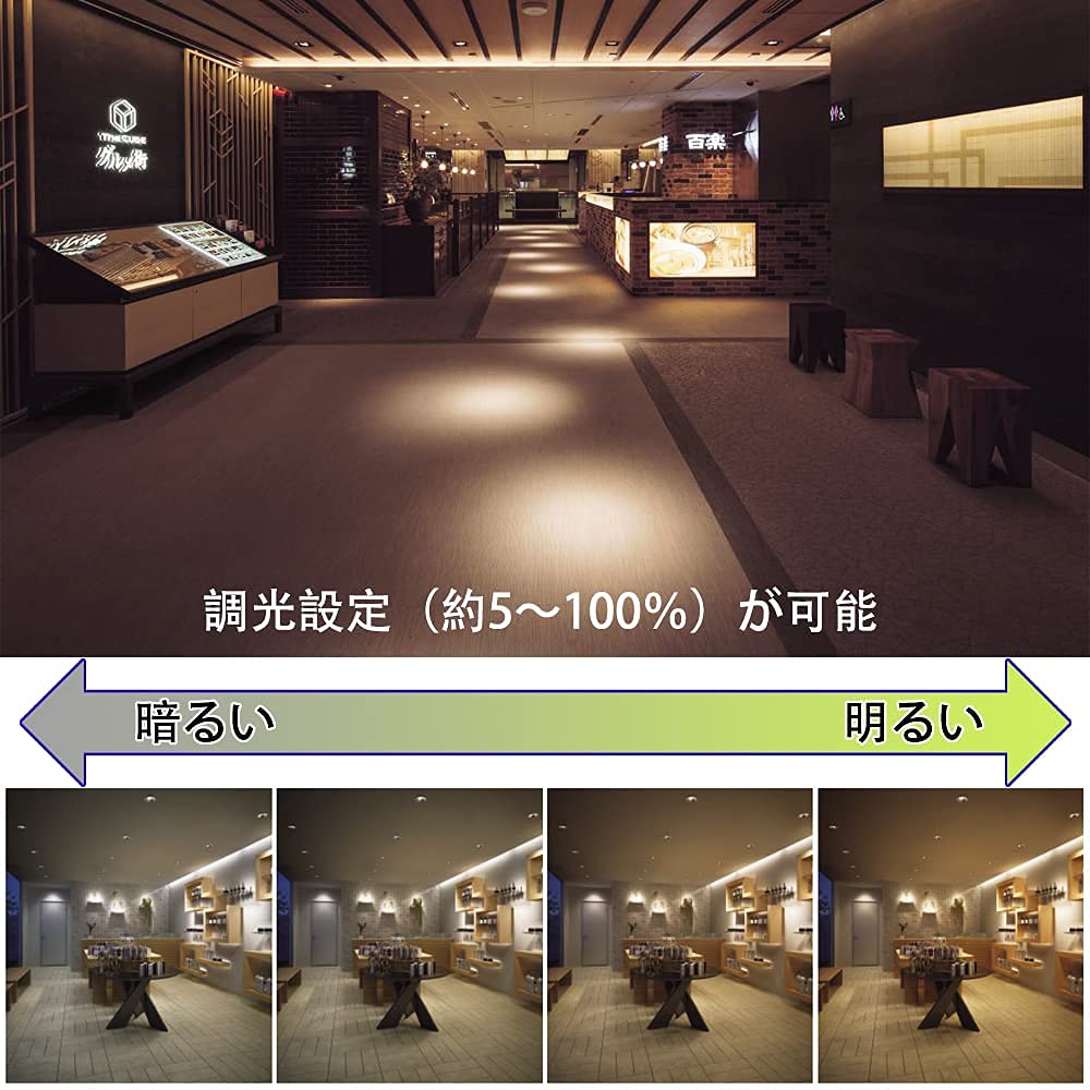 Set of 2 LED Spotlights, E11 Base, Dimmable, Halogen-Style, 75W Equivalent, 7.2W, 780lm, Medium Beam Angle, Warm White [Warm White, Medium Beam Angle