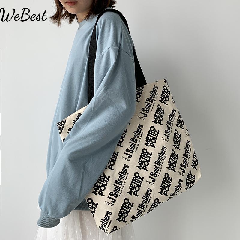 

New Large Capacity Canvas Bag Thickened Retro Canvas Bag