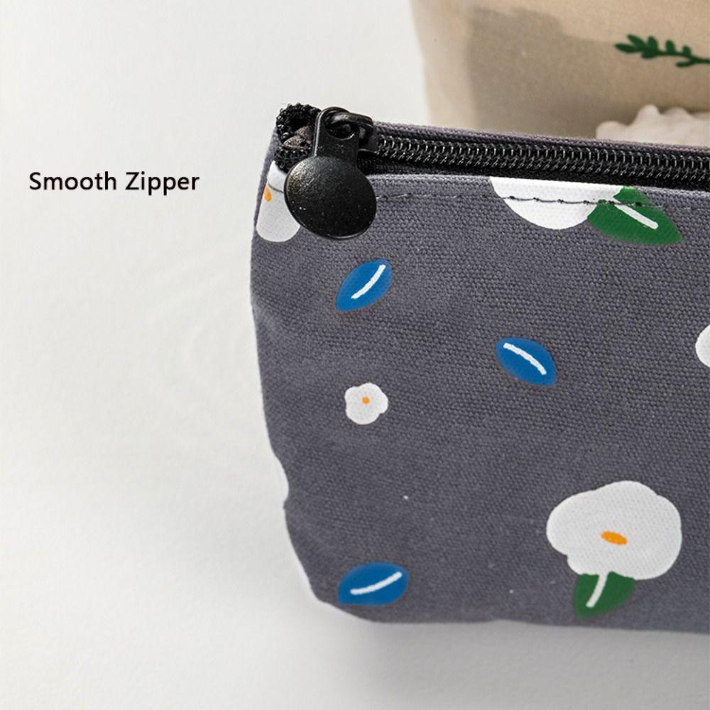 Flower Print Stationery Bag Multifunctional Pencil Case High Quality Pen Bag Students