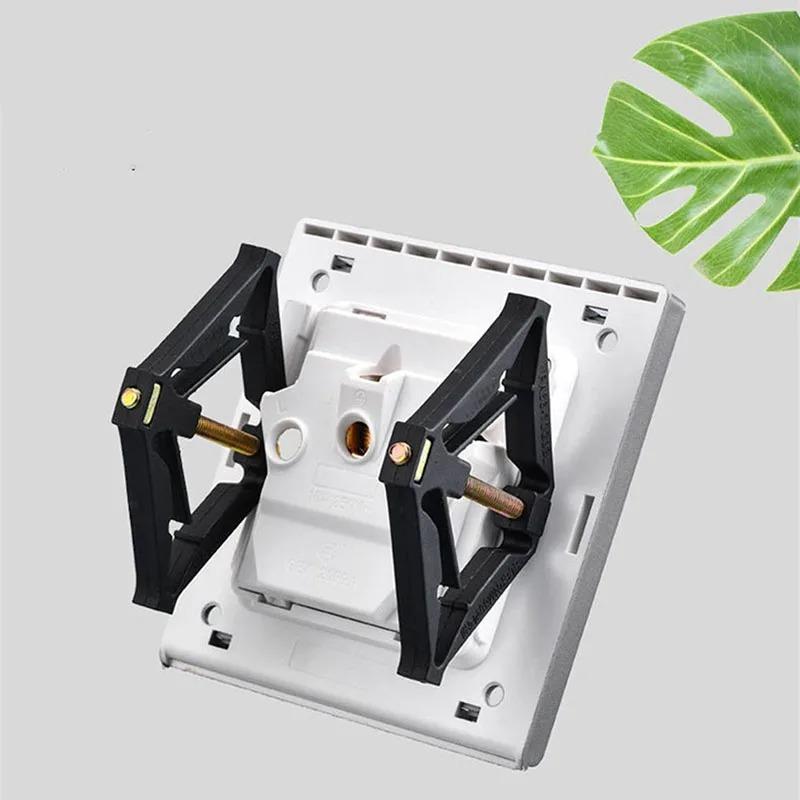 8pcs 86 Type Dark Box Repair Screw Switched Outlet Socket Old Fixed Cassette Wall Repair Replace Box Electrician Accessories