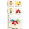 5 Pcs Lovely Clown Embroidered Patches Sew On Patches Circus Series Iron On Patches Clothing Patches Sewing Patches