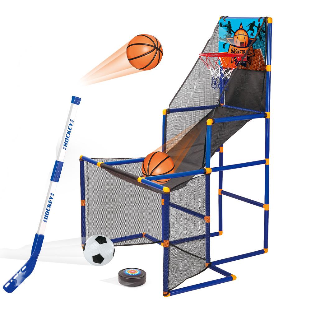 Scorable 3-in-1 Shooting Rack Outdoor Eltern-Kind Ballwerfen Sportspielzeuganzug
