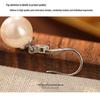 Banyan Tree S925 Silver Light Luxury Pearl Ear Hooks - Elegant Women's Earrings