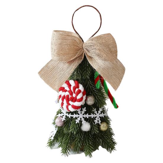 Christmas Tree Decoration Small Artificial Pine Tree Hanging Ornaments