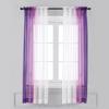 Solid Color Gradual Change Printing Curtain Screen Curtain Simple Window Screen Fabric Curtain Finished Balcony Living Room Bay Window Special Price