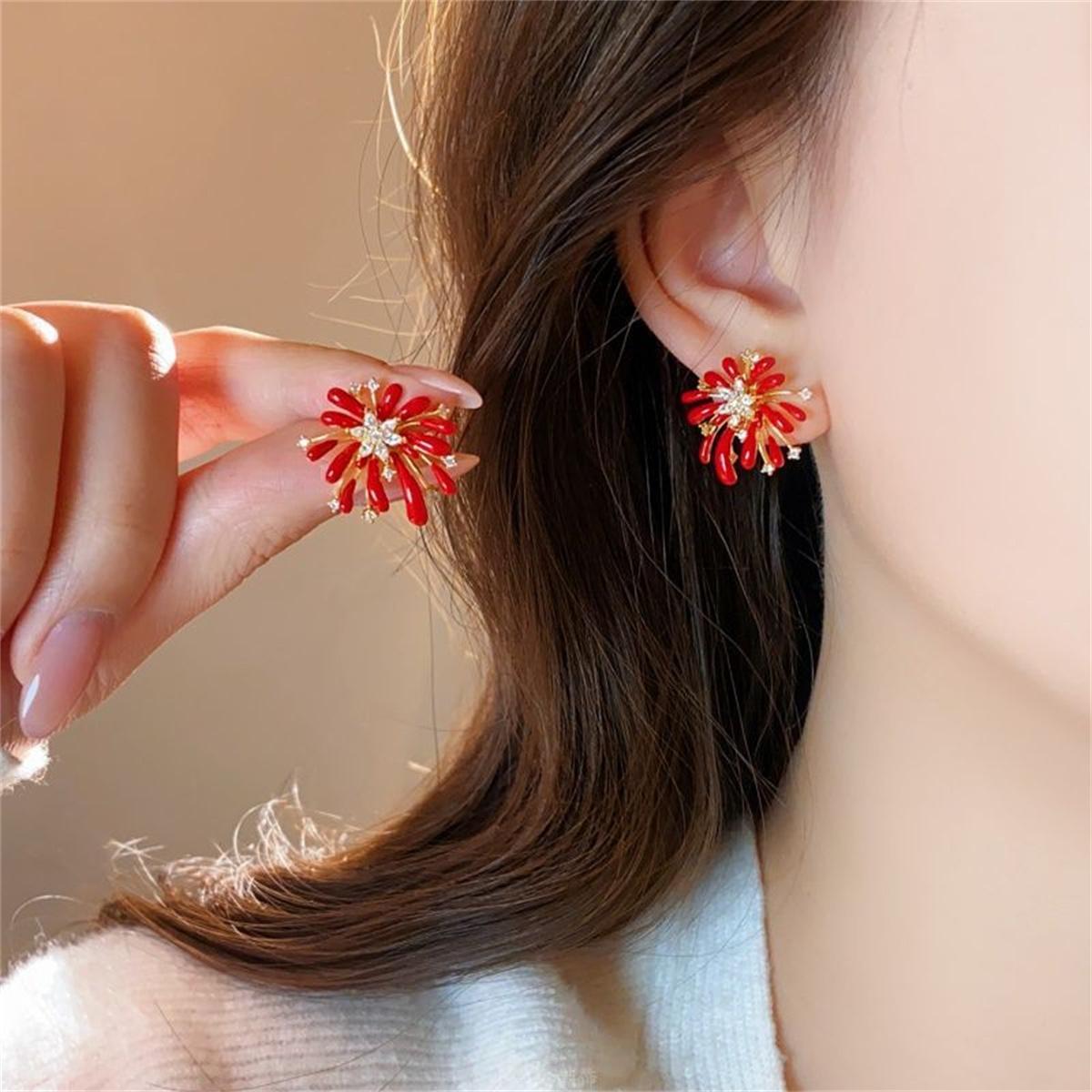 

Elegant long teardrop tassel earrings for women, new trendy earrings, simple snowflake and leaf design, slimming earrings.