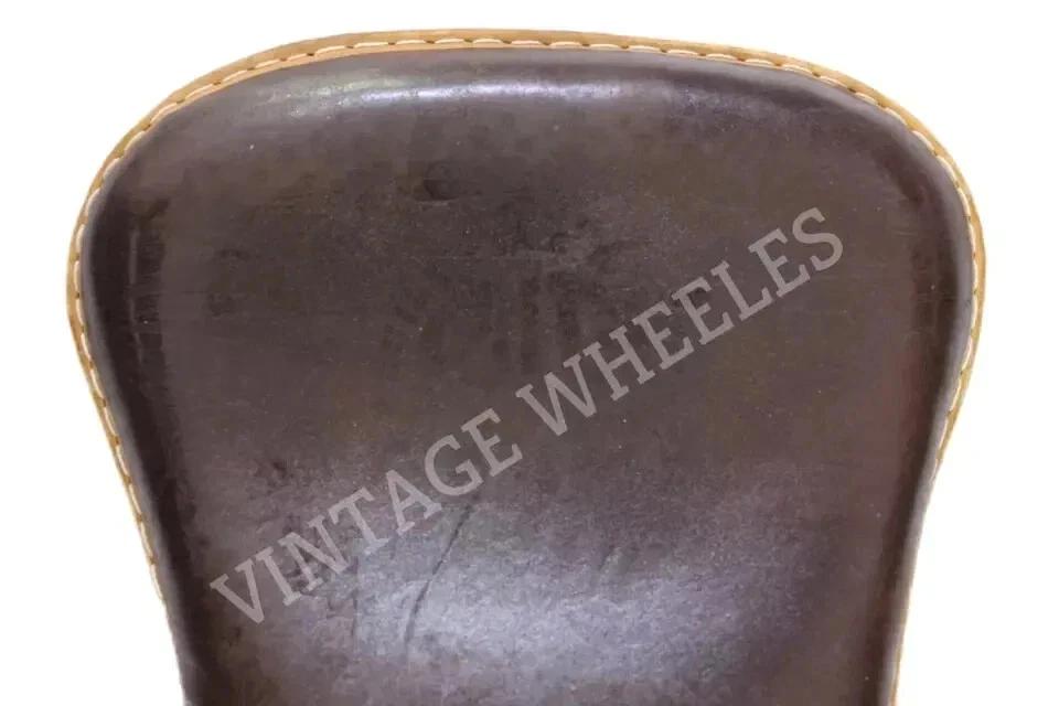 Fits For Royal Enfield Classic 350cc 500cc Brown Rear Leather Seat