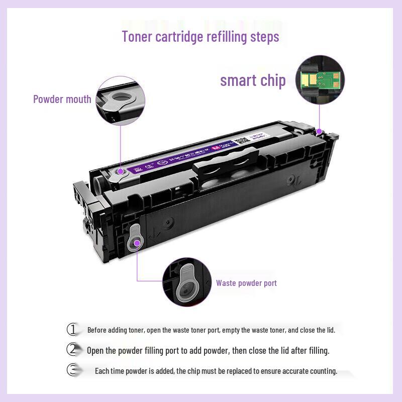 YINGJIA CF510A/204A Toner Cartridge for HP M154/M180 Series