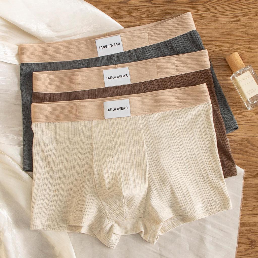 2025 Starry Sky Men's Pure Cotton Antibacterial Boxer Briefs - Soft, Breathable, Sweat-Absorbent Fabric