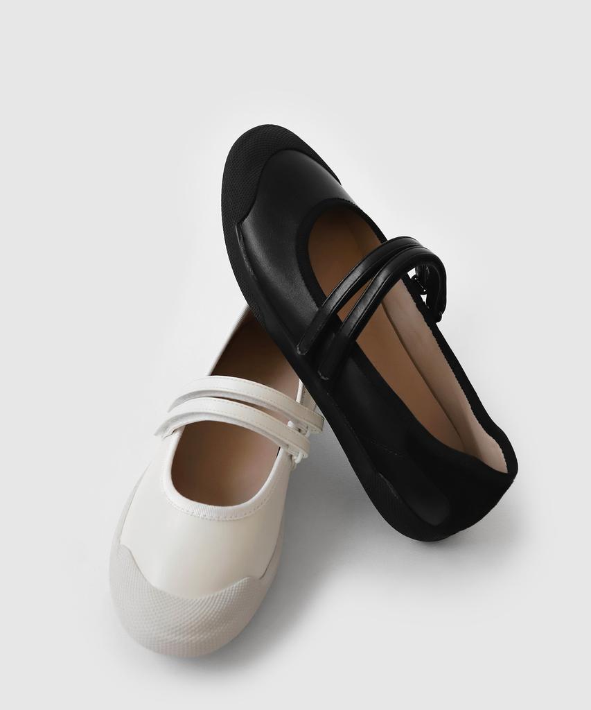 Sappun Bernice Double Strap Mary Jane Sneakers (3Cm)