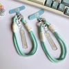 CORTIS Woven Lanyard with Double Chain Wrist Strap and Keychain