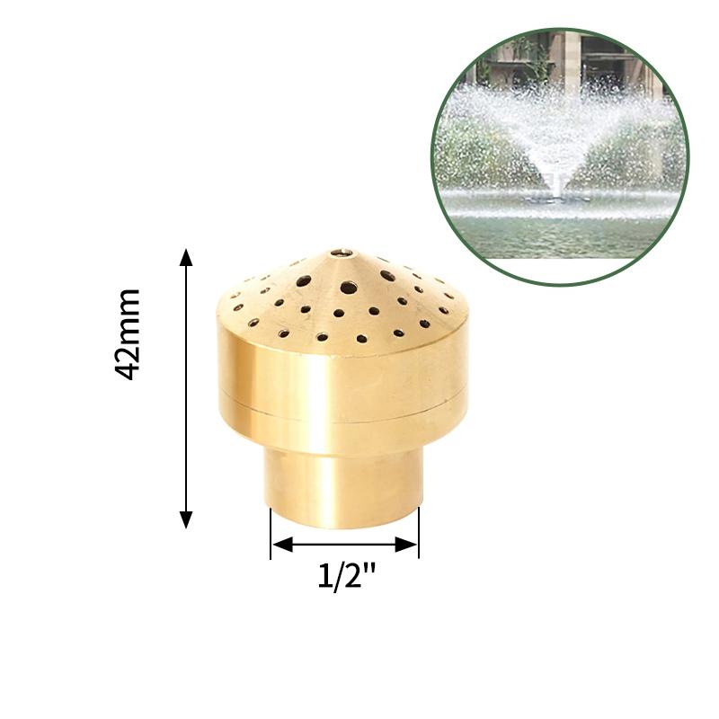 Pool Decorative Fountain Nozzle Water Fountain Stainless Steel Brass Sprinkler Fountain Nozzle Outdoor Decorative Water Fountain