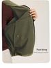 Colorblock Water-Repellent Softshell Jacket with Elastic Hem and Fleece Lining