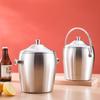 MDNG Drum-shaped Stainless Steel Ice Bucket
