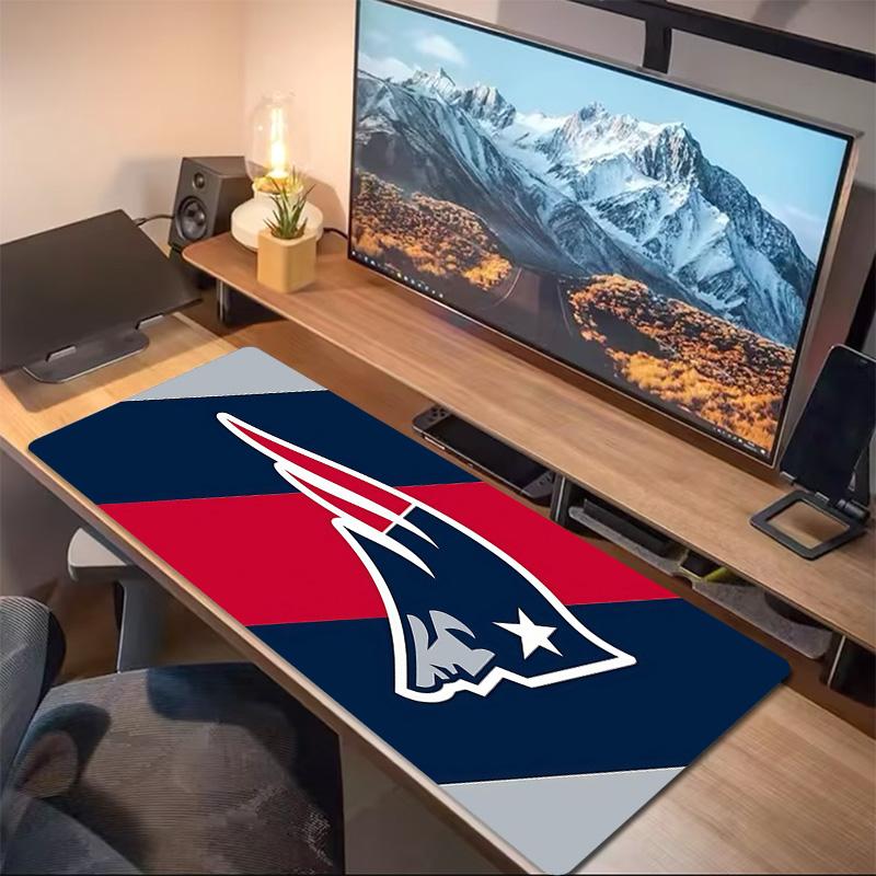 New England Patriots2 Print Cushion Non-slip Laptop Tablet Big Mousepad XXL Mat Mini PC Playmat With Lock edge