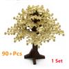 Bausteine Baum Blume Sets Stadt Pflanze Garten Bonsai Wald Natürliche Stadt Straßenansicht Park Dschungel MOC Modell Spielzeug Für Kinder