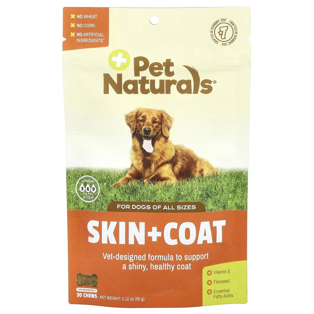 Skin & Fur, Dogs, All Sizes, Chewables 30, 60G (2.12Oz)