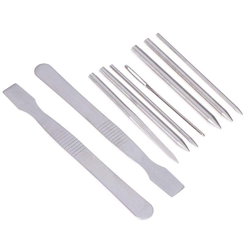 1Set Diy Portable Paracord Stitching Needles Lacing Smoothing Tool For Bracelet