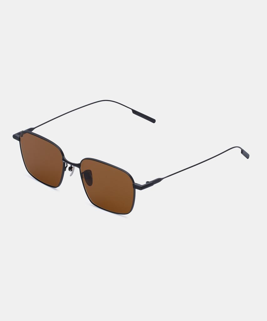 Maeteupeojeu Mp-31 Titanium Sunglasses Brown Black