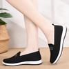 2026 Breathable Mesh Slip-On Flat Shoes for Middle-aged & Elderly - New Style Comfortable Old Beijing Cloth Mom Shoes