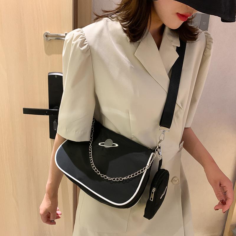 Ins Style Oxford Cloth Shoulder Bag for Women Fashional Crossbody Handbag