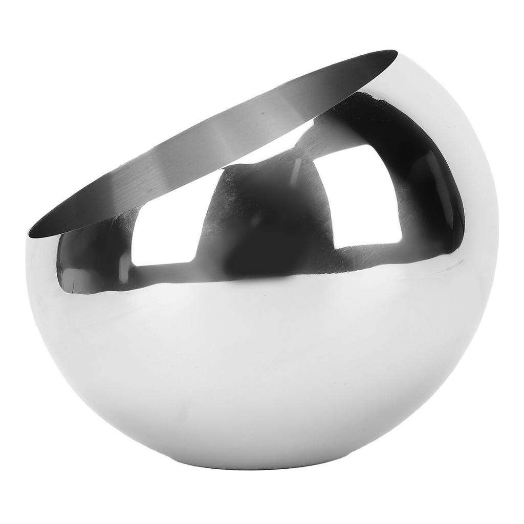 Slanted Seasoning Bowl 304 Stainless Steel Multifunctional Angled Serving Bowl for Kitchen Condiment Spice Dessert Fruit