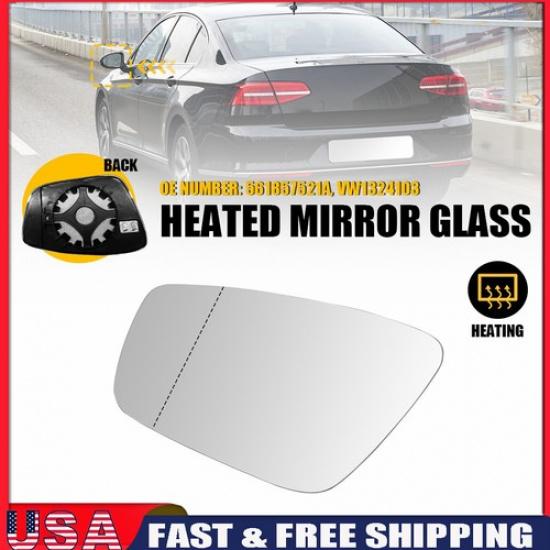 Mirror Glasses Left Driver Side Heated Fit 561857521A Hand VW Volkswagen Passat