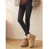 Schneestiefel Damen Winterschuhe Warm Plüsch Flache Plateau Dicke Sohle 6cm Damen Stiefeletten Rutschfeste Baumwollschuhe